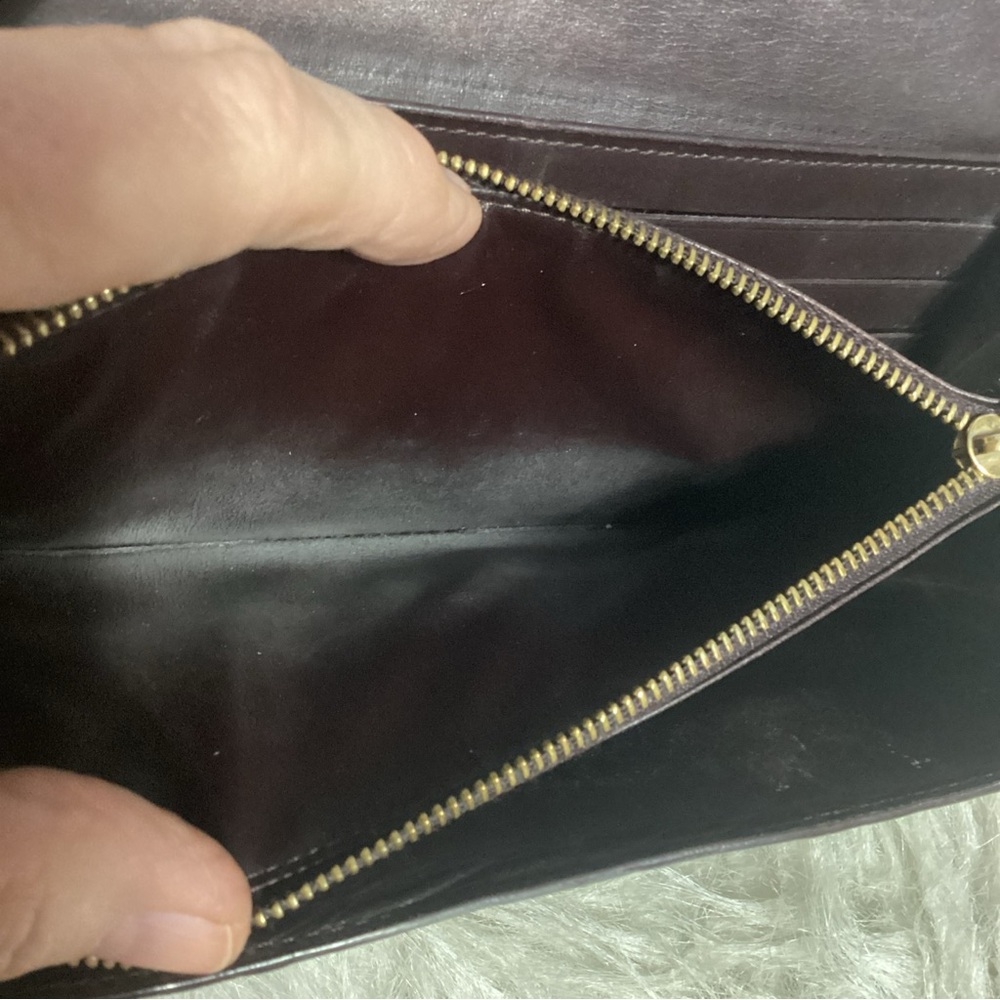 Louis Vuitton Portefeuile Sarah Monogram Vernis Long Wallet Armaranth Color - Picture 12 of 14